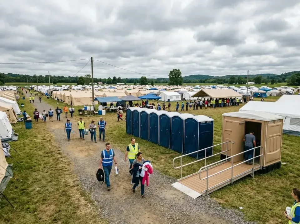 disaster-relief-camp-restrooms-010 — frequently asked questions, Dumpster & Portable Bathrooms Rental in Green Hill, TN